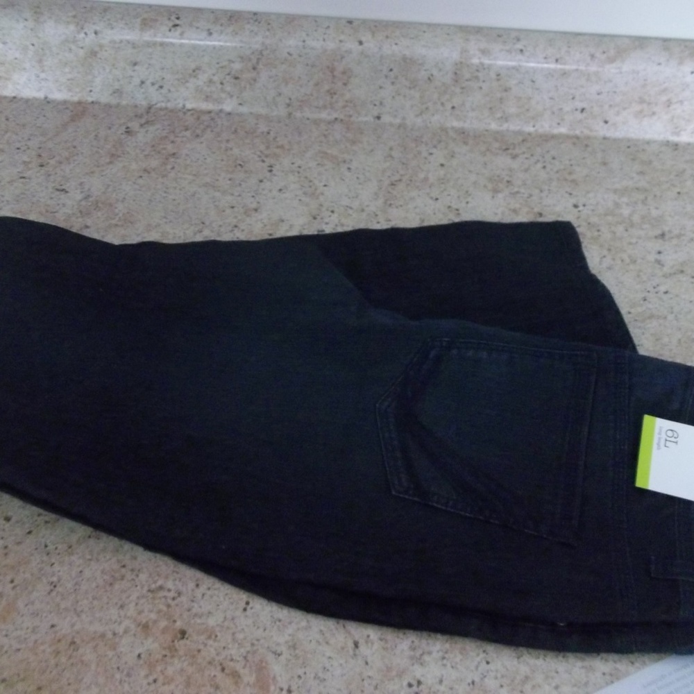 NWT STYLE & CO STRAIGHT LEG 6L CANEEL JEANS HIGH R